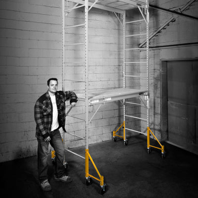 MetalTech Set 14in Scaffolding Outriggers w/ Casters, 4 Pack (Open Box) - VMInnovations