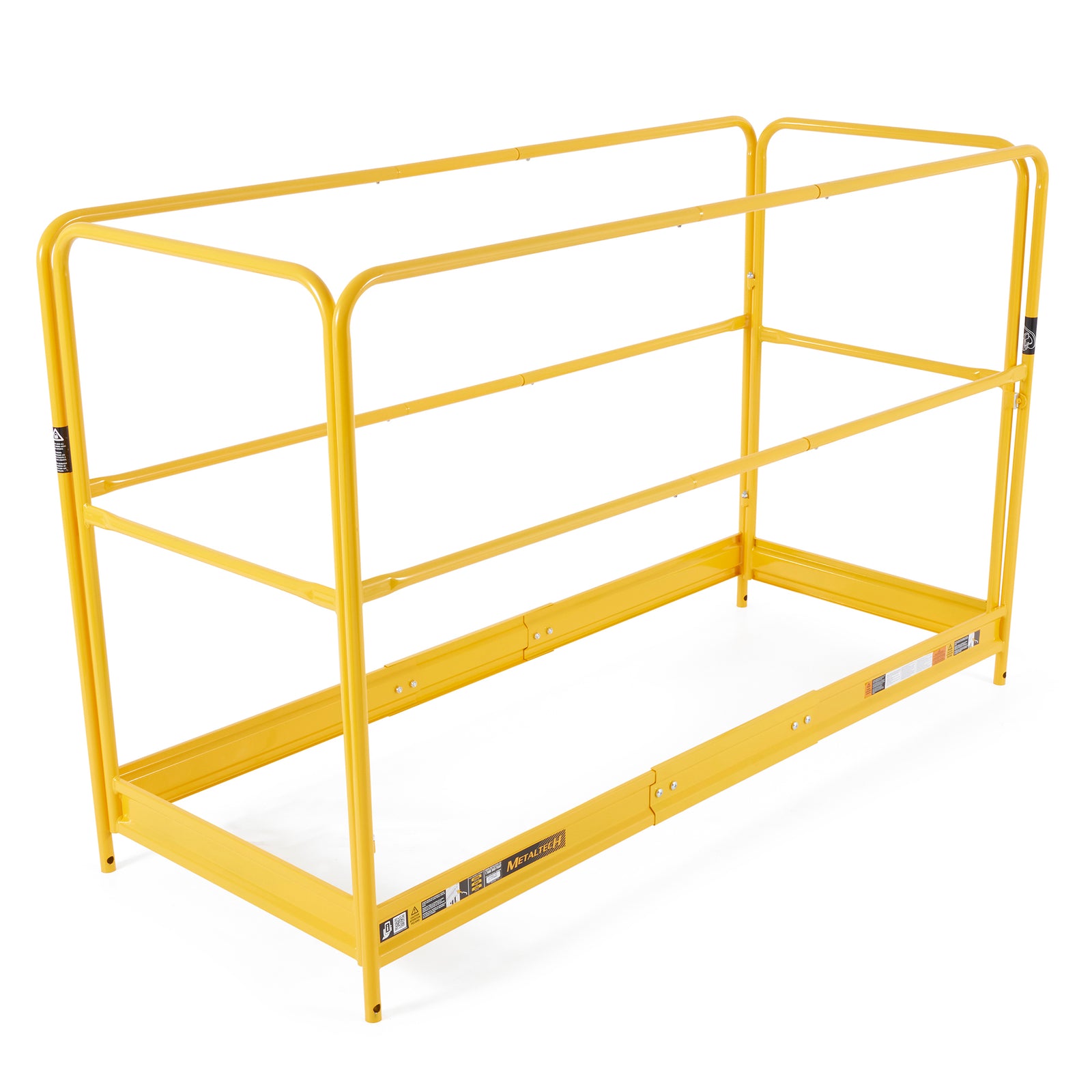 MetalTech 6 Ft Guardrails Accessory for Select Jobsite Series Scaffolding (Used) - VMInnovations
