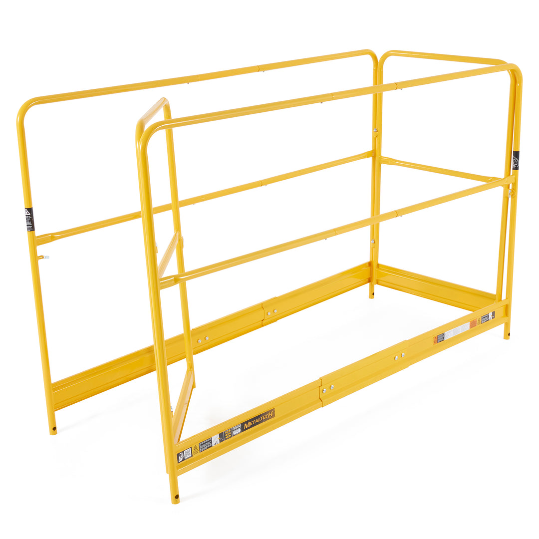 MetalTech 6 Ft Guardrails Accessory Select Jobsite Series Scaffolding (Open Box)