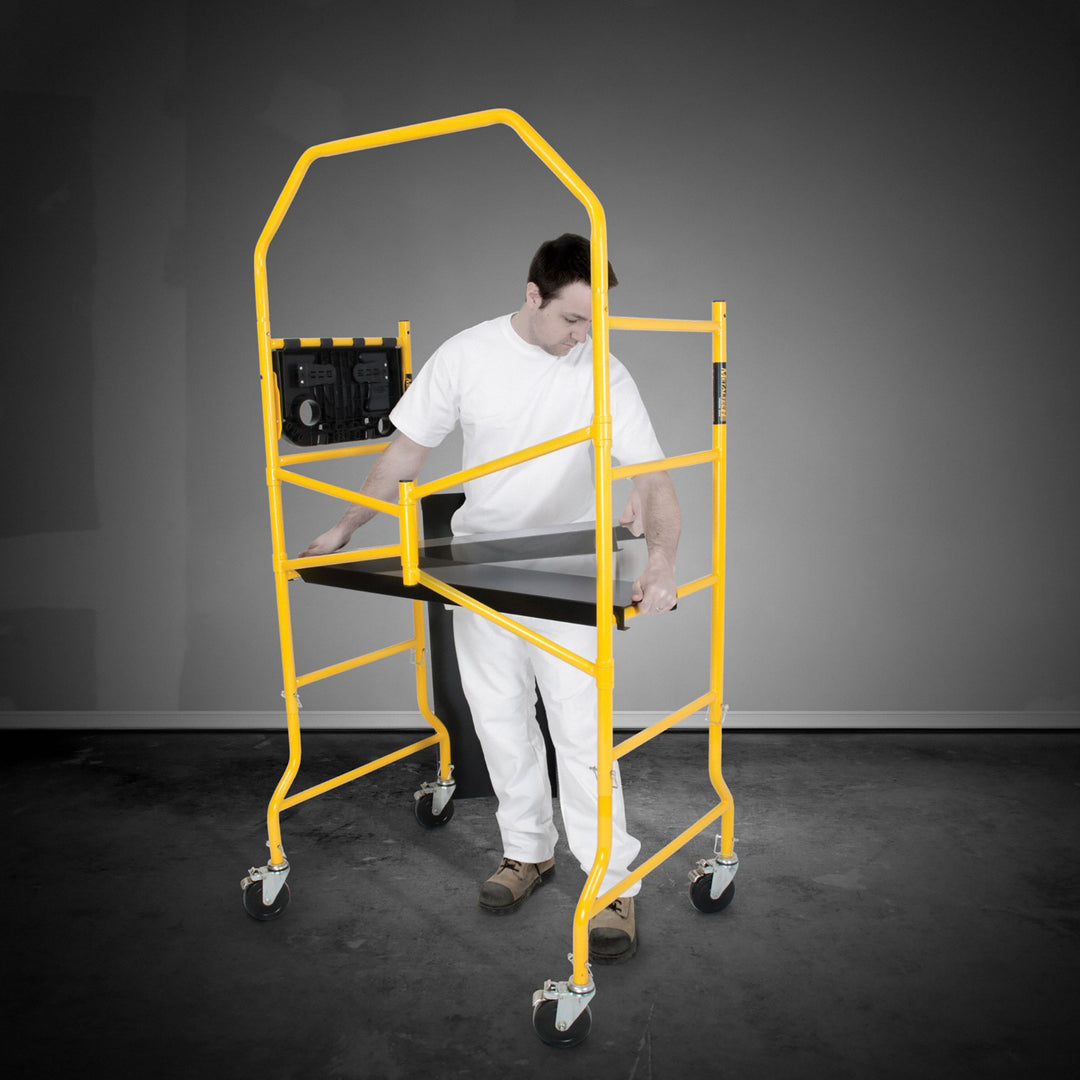 MetalTech 5' High Jobsite Series Mobile Scaffolding with Locking Wheels (Used) - VMInnovations