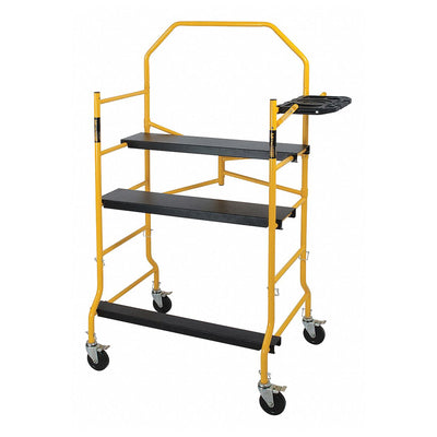 MetalTech 5' High Portable Jobsite Scaffolding with Locking Wheels (For Parts)