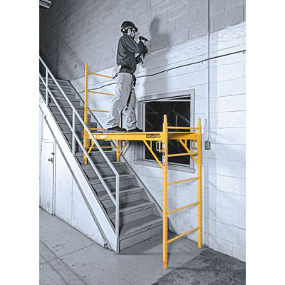 MetalTech 6ft Jobsite Series Baker Scaffolding with Locking Wheels (Used) - VMInnovations