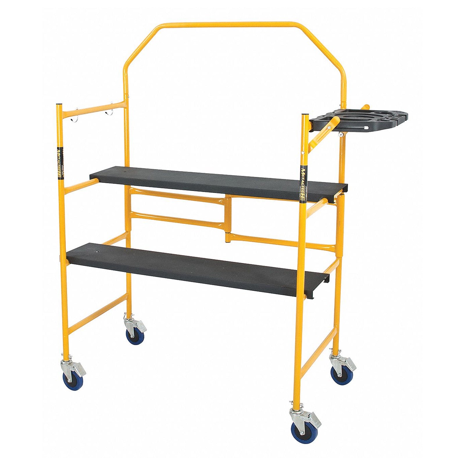 MetalTech Portable Jobsite Series Mobile Scaffolding with Locking Wheels (Used) - VMInnovations