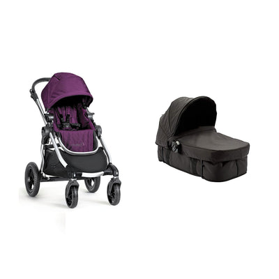 Baby Jogger City Select Compact Baby Stroller + Baby Jogger Pram Bassinet Kit