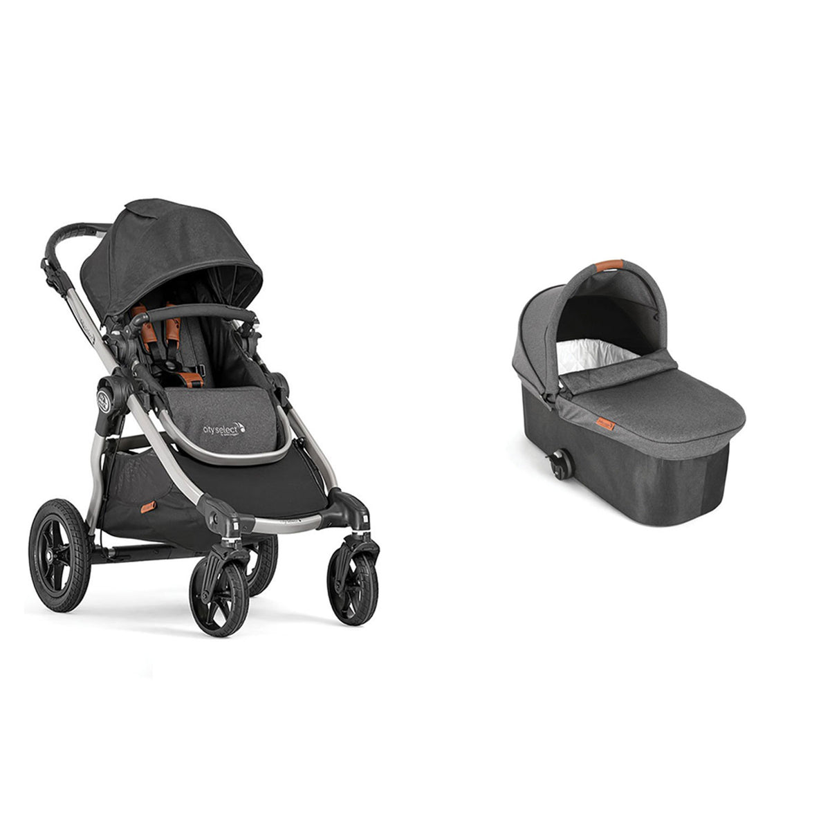 Baby Jogger City Select Convertible Baby Stroller +  Pram Bassinet - VMInnovations