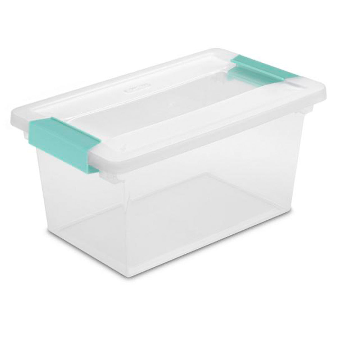 Sterilite Miniature Clip Storage Box, 6 Pack, & Medium Clip Storage Box, 4 Pack