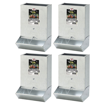 Little Giant BPF2 Mountable 2 Hole Baby Piglet Trough Feeder, 7 Pound (4 Pack) - VMInnovations