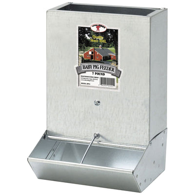 Little Giant BPF2 Mountable 2 Hole Baby Piglet Trough Feeder, 7 Pound (8 Pack)