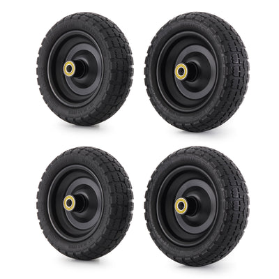 Gorilla Carts GCT-10NF 10 Inch No Flat Replacement Tire for Utility Cart, 4 Pack