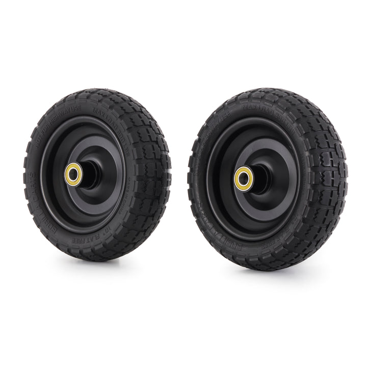Gorilla Carts 10 Inch No Flat Replacement Tire for Utility Cart, 2 Pack (Used) - VMInnovations