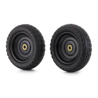 Gorilla Carts 10" No Flat Replacement Tire for Utility Cart, 2 Pack (For Parts) - VMInnovations