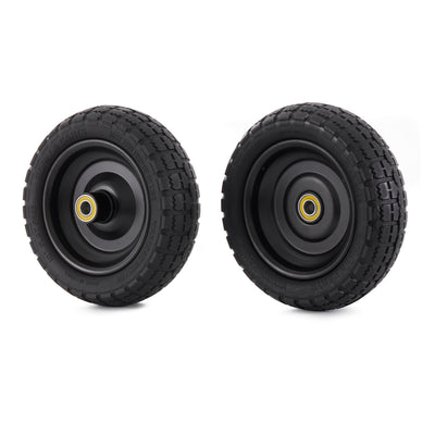 Gorilla Carts 10" No Flat Replacement Tire for Utility Cart, 2 Pack (For Parts) - VMInnovations