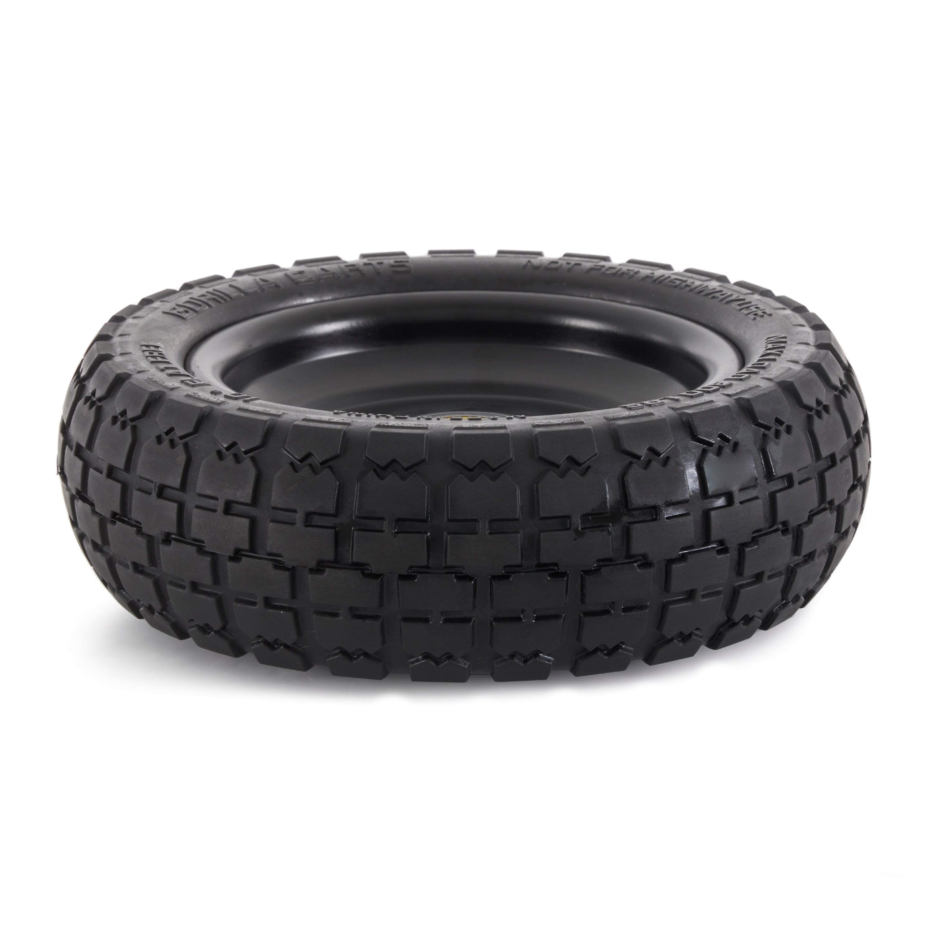 Gorilla Carts GCT-10NF 10 Inch No Flat Replacement Tire for Utility Cart, 2 Pack - VMInnovations