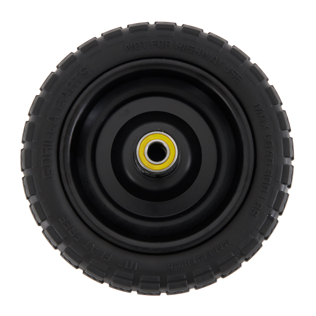 Gorilla Carts 10 Inch No Flat Replacement Tire for Utility Cart, 2 Pack (Used) - VMInnovations