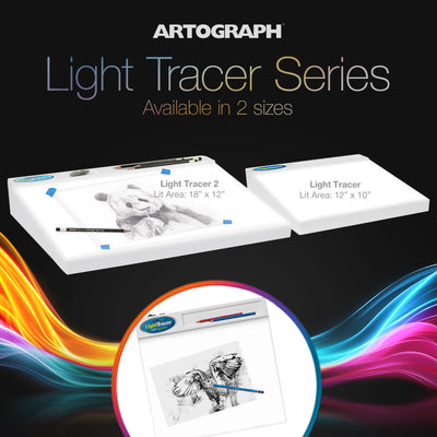 Artograph LED Lightbox, 12" x 10" Drawing Board w/Storage Tray (Open Box)