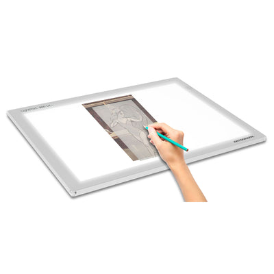 Artograph LightPad 24x17 Inch Artist Light Box Tracing/Drawing, Silver(Open Box) - VMInnovations