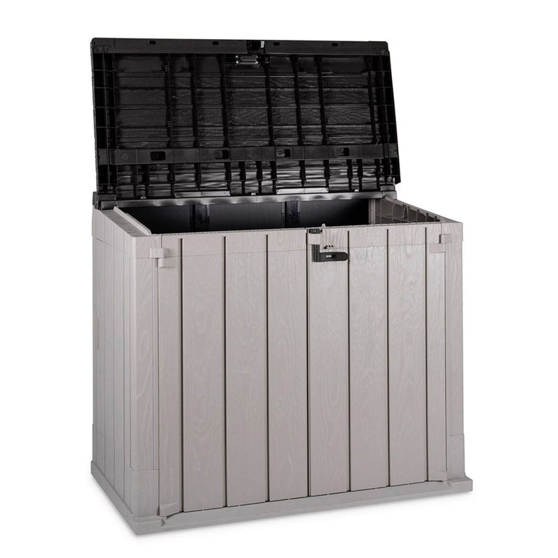 Toomax StoraWay Plus XL 44 Cu Ft Storage Shed, Taupe Grey/Anthracite (Damaged)