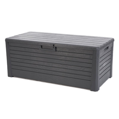 Toomax Florida Deck Storage Box Bench Furniture, 145Gal (Anthracite) (For Parts)