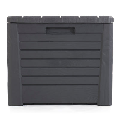 Toomax Florida Deck Patio Storage Box Bin Bench Waterproof, 145Gal (Anthracite)