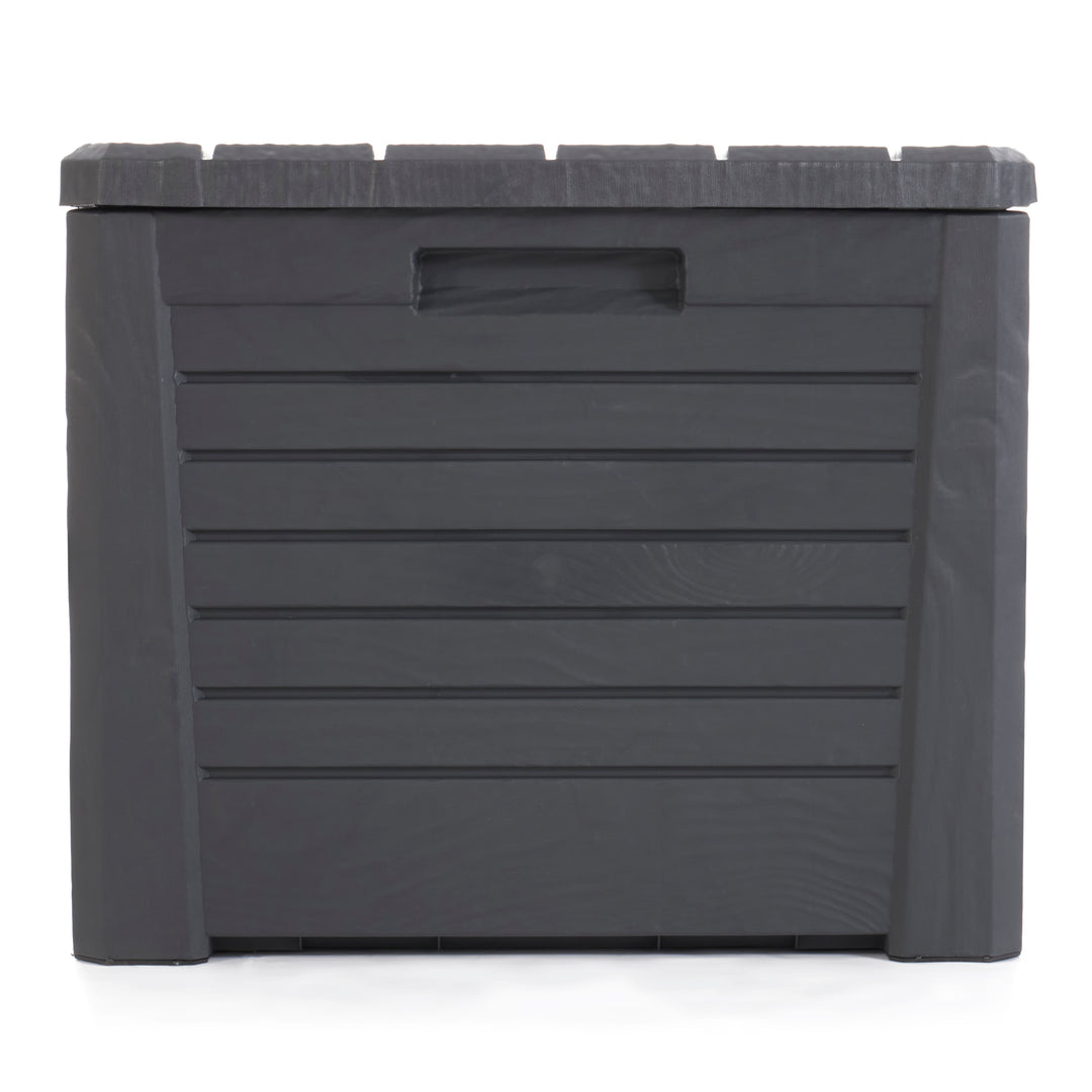 Toomax Florida Deck Patio Storage Box Bin Bench, 145Gal (Anthracite) (Open Box)