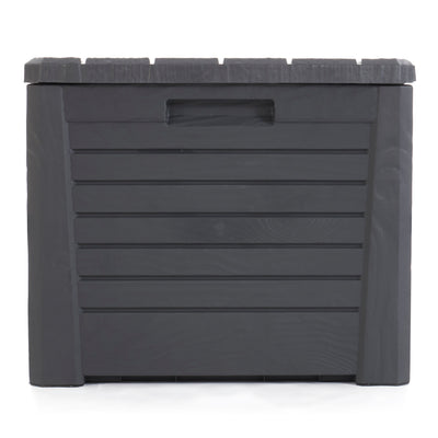 Toomax  Deck Patio Storage Box Bin Bench Waterproof, 145Gal (Anthracite) (Used)