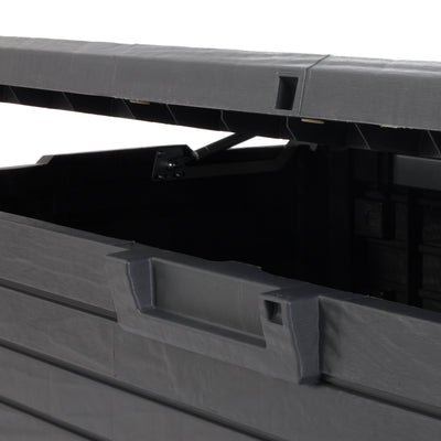 Toomax  Deck Patio Storage Box Bin Bench Waterproof, 145Gal (Anthracite) (Used) - VMInnovations