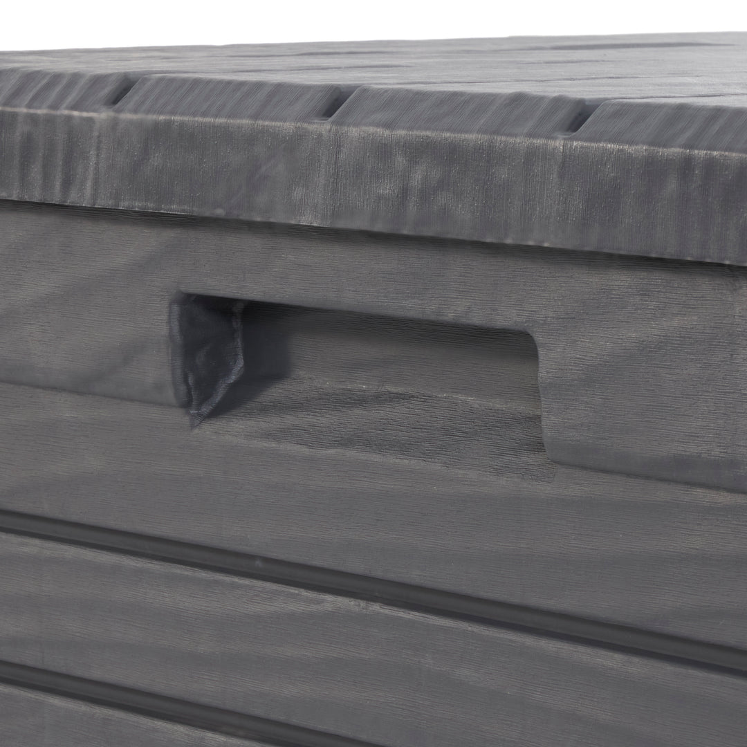 Toomax Florida Deck Storage Box Bench Furniture, 145Gal (Anthracite) (For Parts)