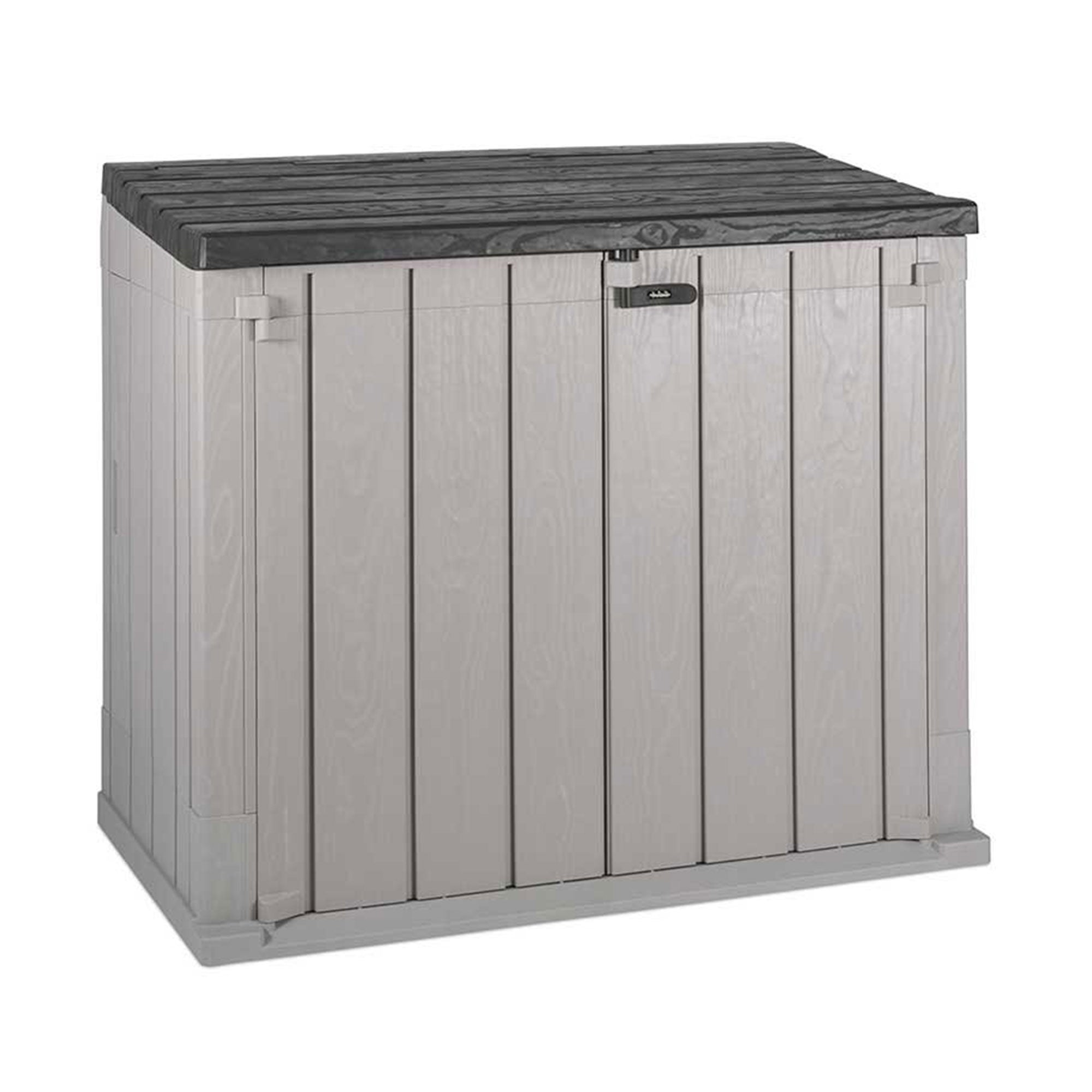Toomax Stora Way Outdoor Storage Shed Cabinet, Taupe Grey/Anthracite (Open Box) - VMInnovations
