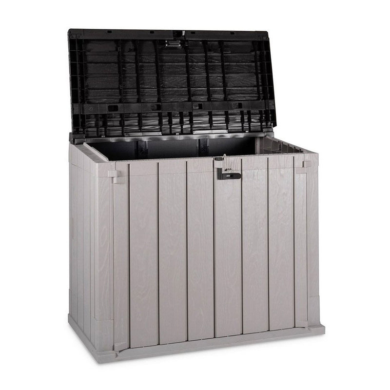 Toomax Stora Way Outdoor Storage Shed Cabinet, Taupe Grey/Anthracite (Open Box)