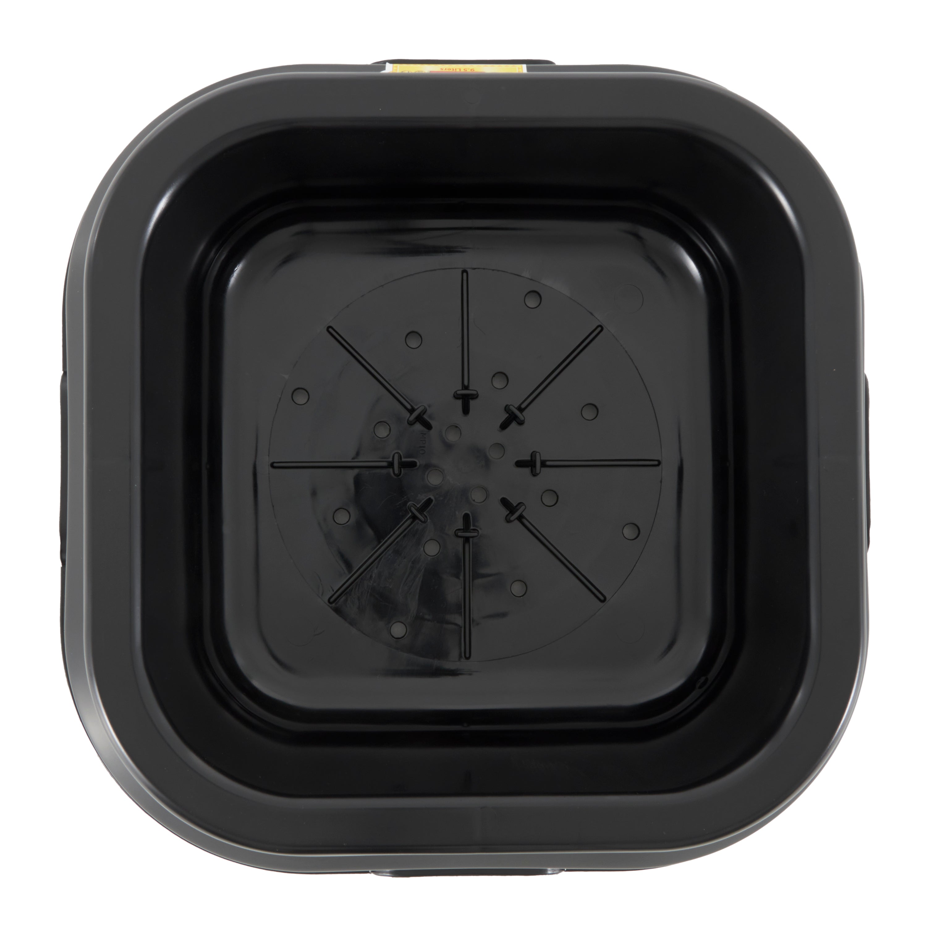 Little Giant MP10BLACK Salt Lick and Mineral Block 10 Quart Plastic Pan, Black - VMInnovations