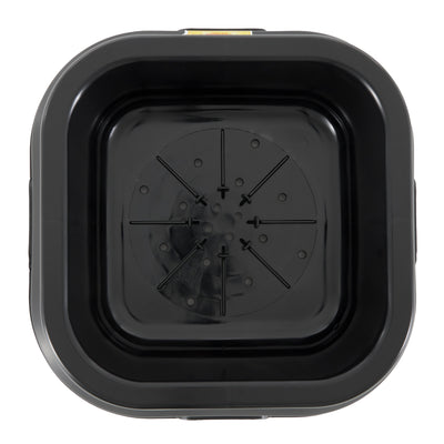 Little Giant MP10BLACK Salt Lick and Mineral Block 10 Quart Plastic Pan, Black - VMInnovations