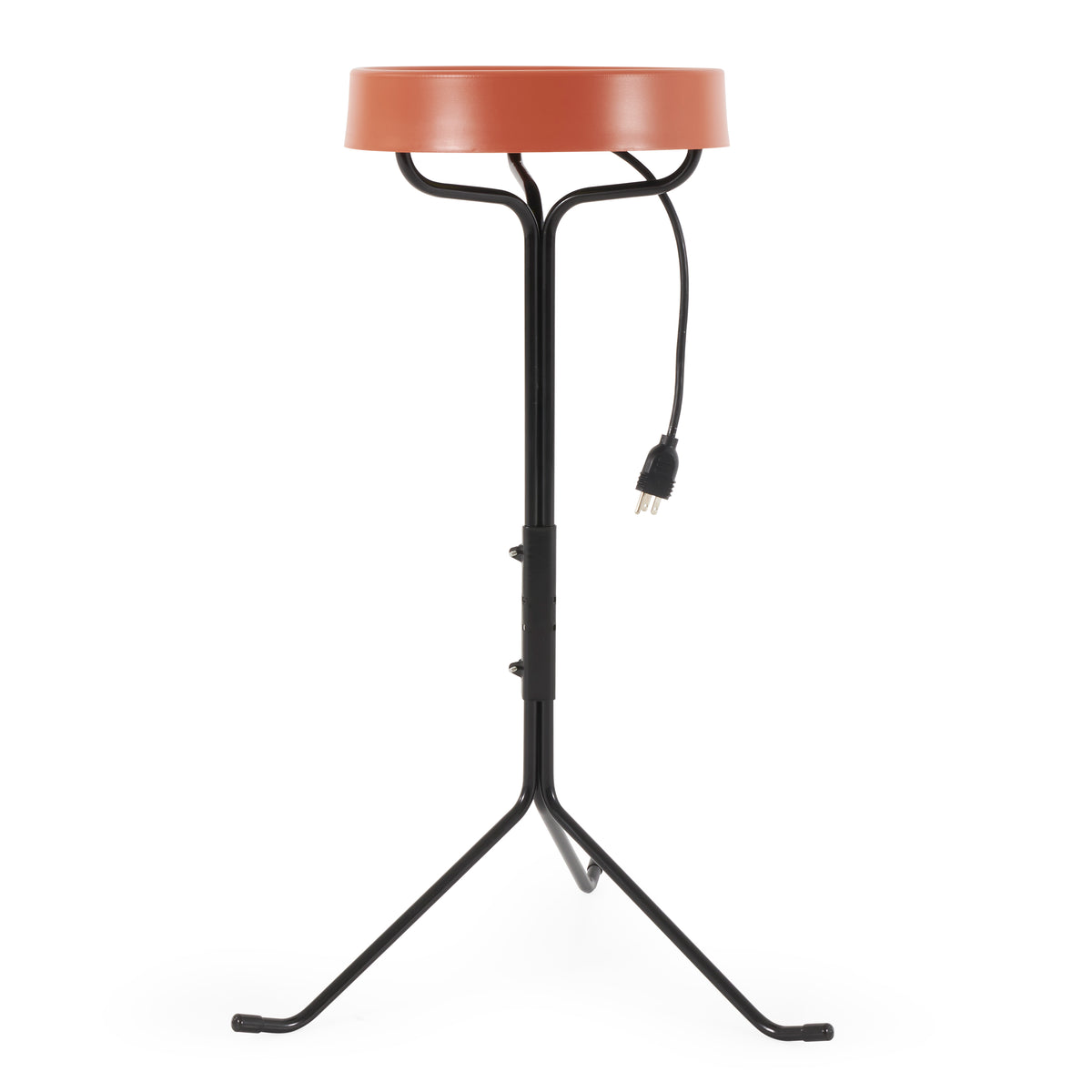 API Weather Resistant Heated Bird Bath with Round Basin and Metal Stand, 2 Pack