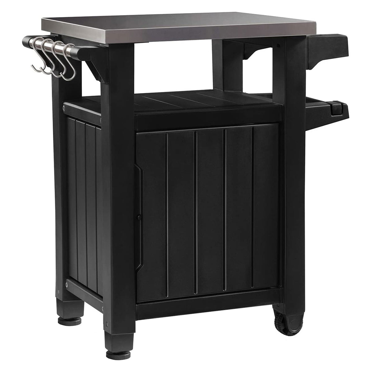 Keter Unity Portable Outdoor Table and Storage Cabinet with Hooks (For Parts) - VMInnovations