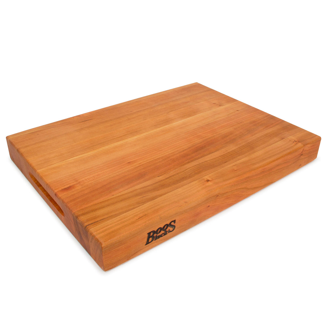 John Boos Cherry Wood End Grain Cutting Board for Kitchen Prep,20" x 15" x 2.25"