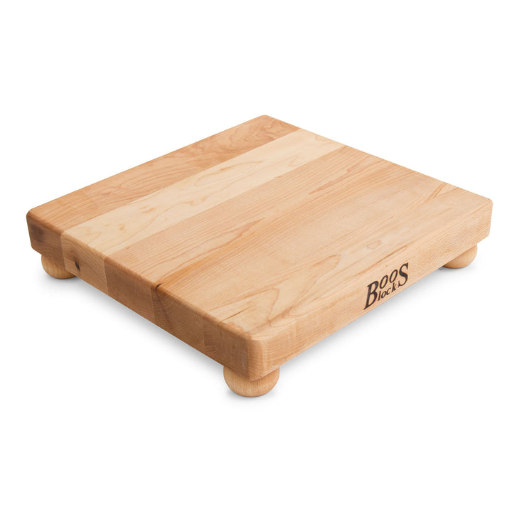 John Boos Small Maple Wood Edge Grain Cutting Board for Kitchen,12" x 12" x 1.5"