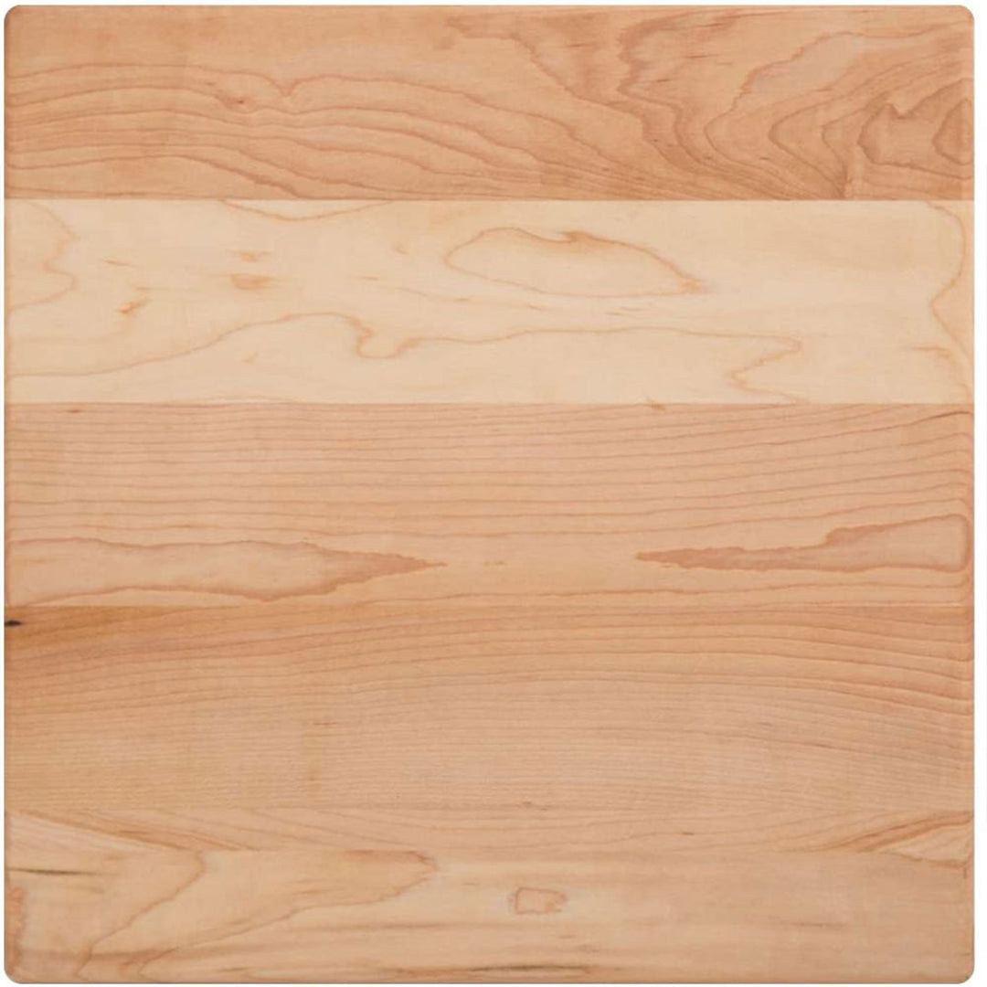 John Boos Small Maple Wood Edge Grain Cutting Board for Kitchen,12" x 12" x 1.5"