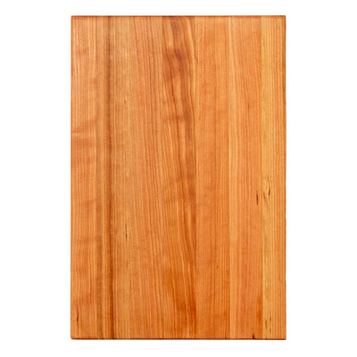 John Boos Cherry Wood End Grain Cutting Board for Kitchen Prep,18" x 12" x 2.25" - VMInnovations