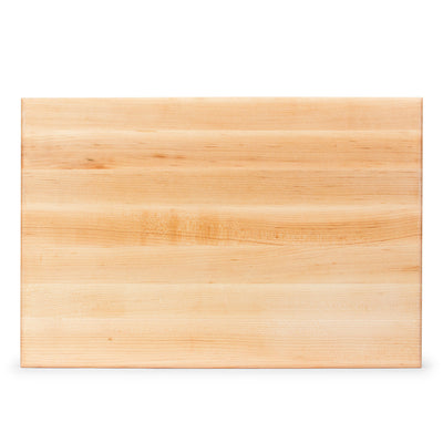 John Boos Maple Wood Edge Grain Cutting Board for Kitchen Prep, 18" x 12" x 2.25"