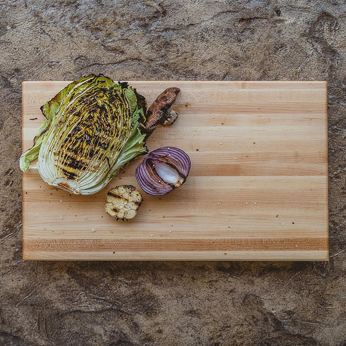 John Boos 18 Inch Wide Flat Edge Grain Cutting Board, Maple Wood (Open Box)