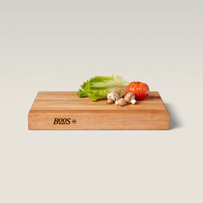John Boos Maple Wood Edge Grain Cutting Board 18" x 12" x 2.25" (Used) - VMInnovations