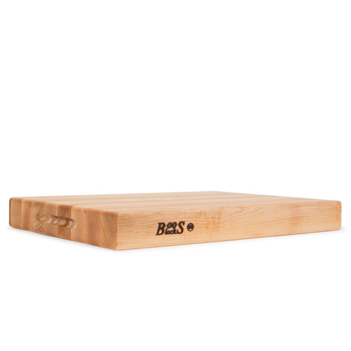 John Boos Maple Wood End Grain Cutting Board for Kitchen Prep, 20" x 15" x 2.25"