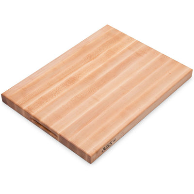 John Boos Maple Wood Reversible Edge Grain Kitchen Cutting Board, 24"x18"x1.75"