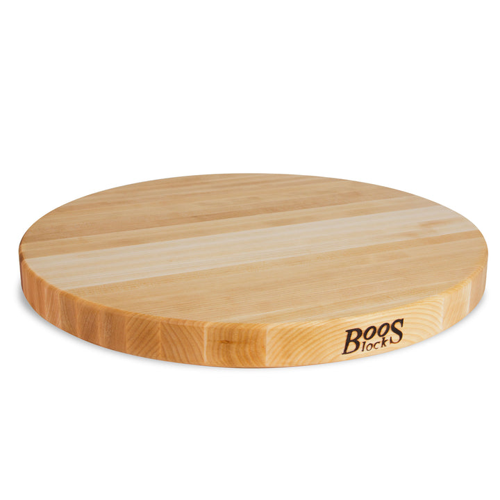 John Boos R Board 18" Diameter 1.5" Thick Round Cutting Board, Maple (Open Box)