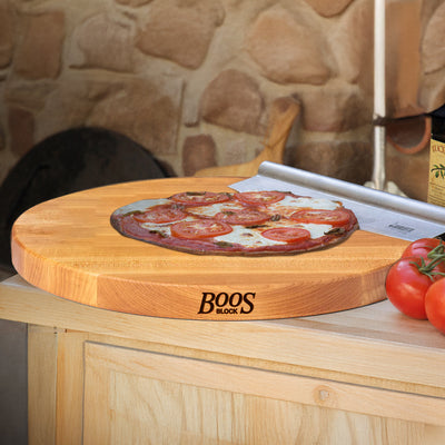 John Boos R Board 18" Diameter 1.5" Thick Round Cutting Board, Maple (Open Box) - VMInnovations