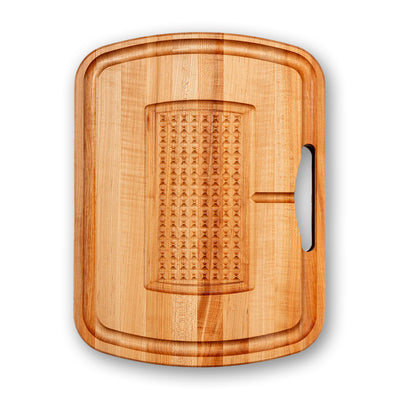 John Boos Block Reversible Wood Carving Board w/Juice Groove & Tray, Maple(Used) - VMInnovations