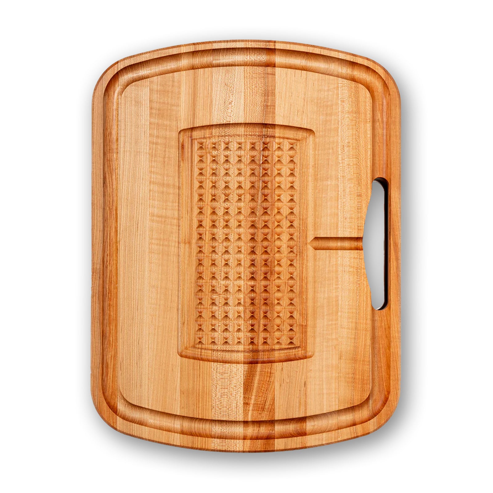 John Boos Block Reversible Wood Carving Board with Juice Groove & Tray, Maple - VMInnovations