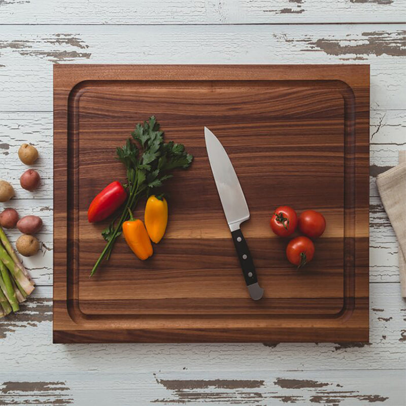 John Boos Reversible 21" Carving Cutting Board w/Juice Groove, Walnut (Open Box)