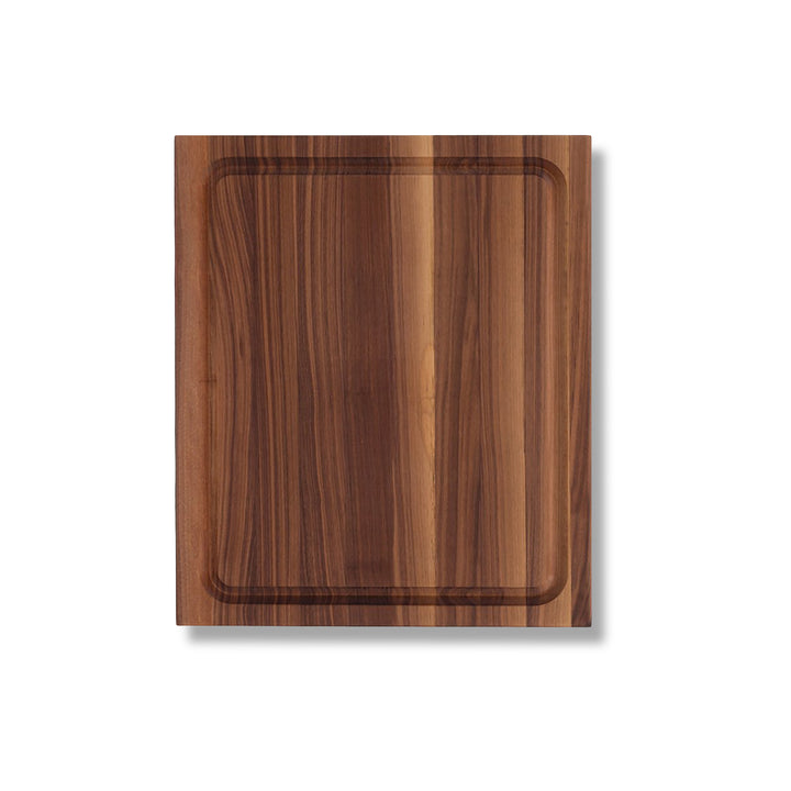 John Boos BBQ Collection Reversible Wood Cutting Board with Juice Groove, Walnut