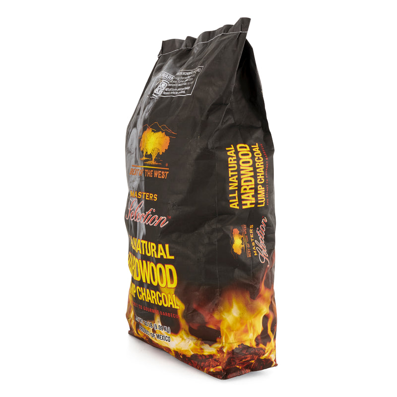 Best of the West All Natural Hardwood Lump Charcoal Bag, 20 Pounds (4 Pack)