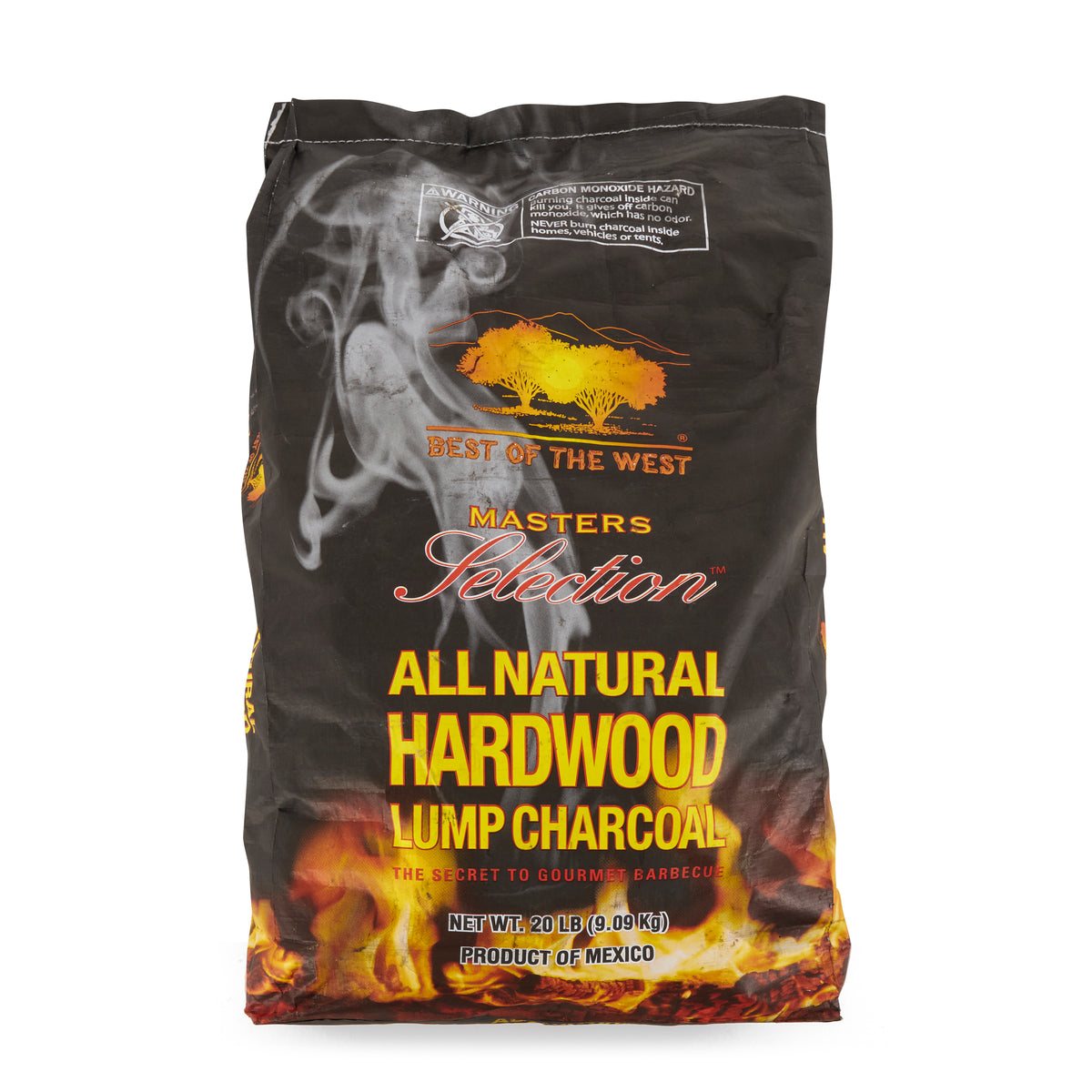 Best of the West All Natural Hardwood Lump Charcoal Bag, 20 Pounds (2 Pack)